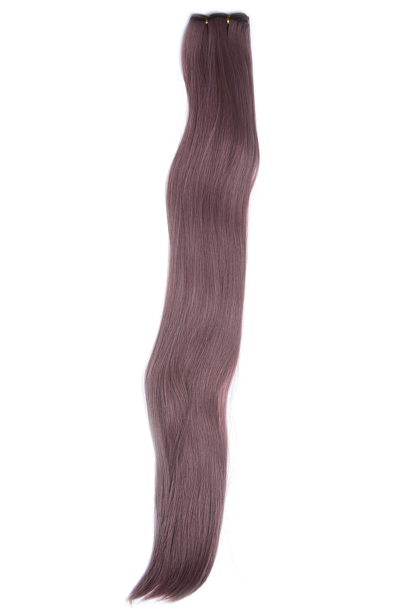 Wefts, dark pastel pink, straight, very long