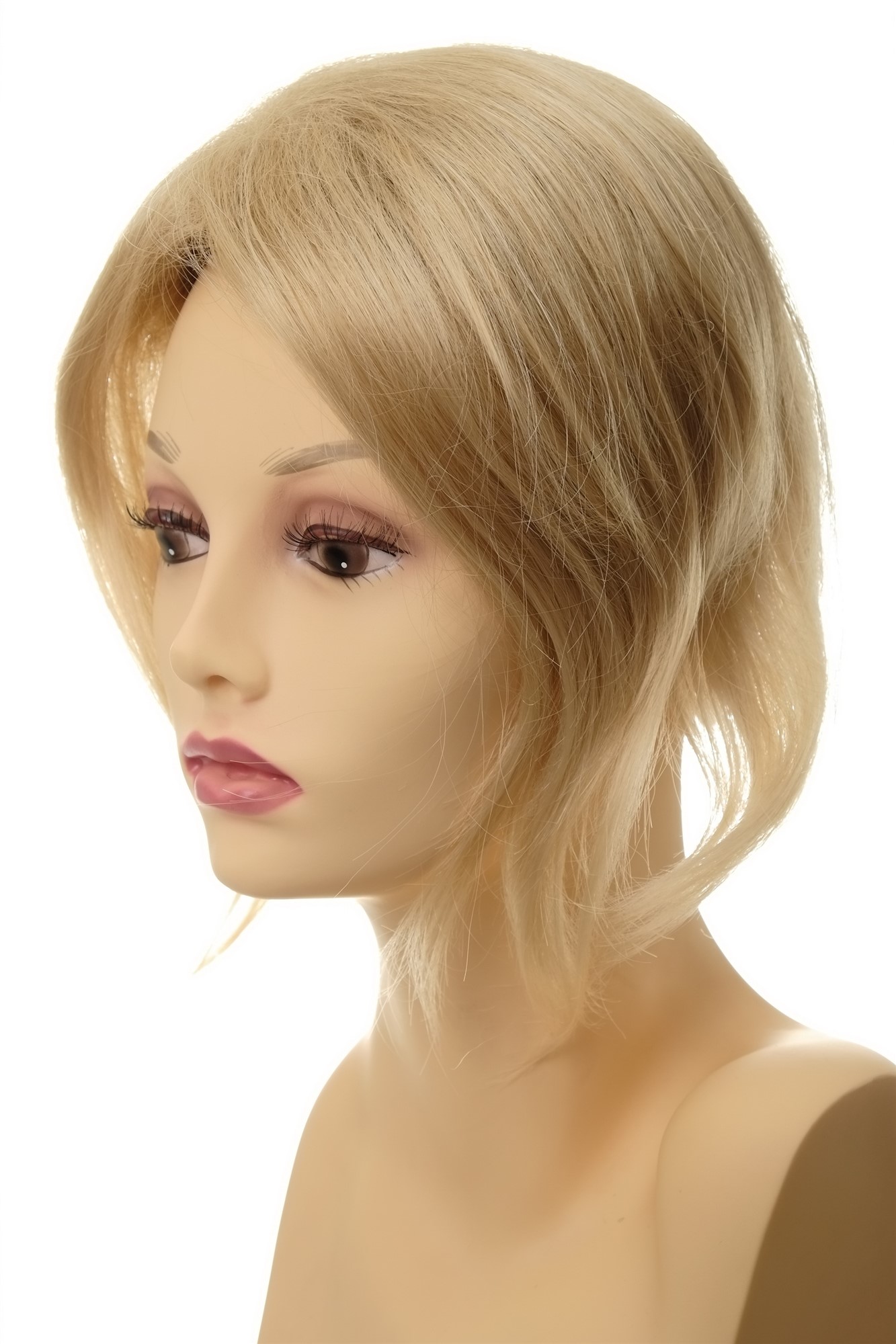 Großes Toupet Haarteil Goldblond-Platinblond-Mix L056-24BT613, Ansicht 5, WIG ME UP: Ihr Perücken Online Shop Toupet glatt Goldblond-Platinblond-Mix 30 cm