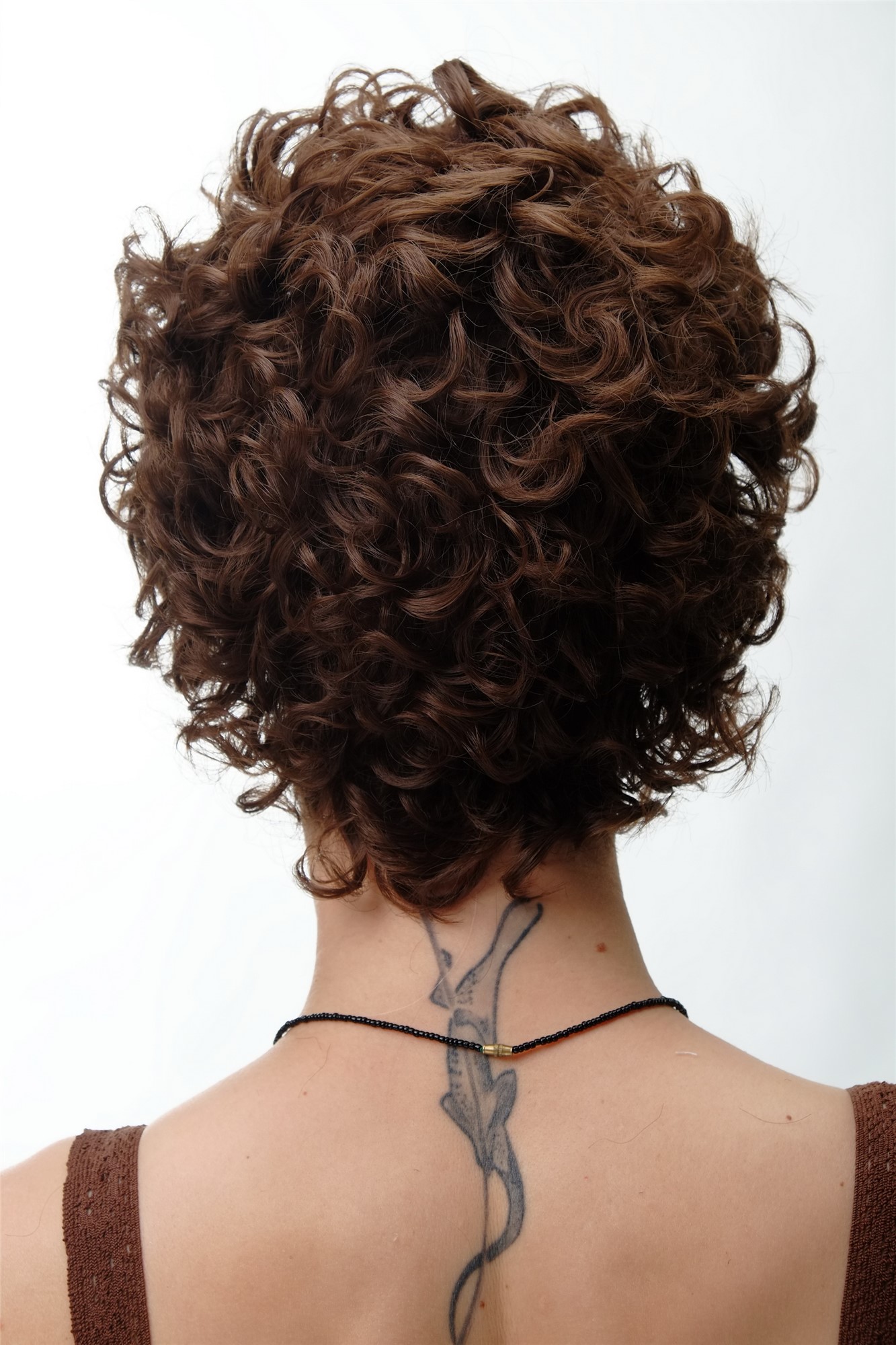 Lady women wig romantic curls curled short bangs brown DHL149214, view 4, WIG ME UP: Your Perücken Online Shop Quality Wigs, Ladies, medium ash brown, curled, short