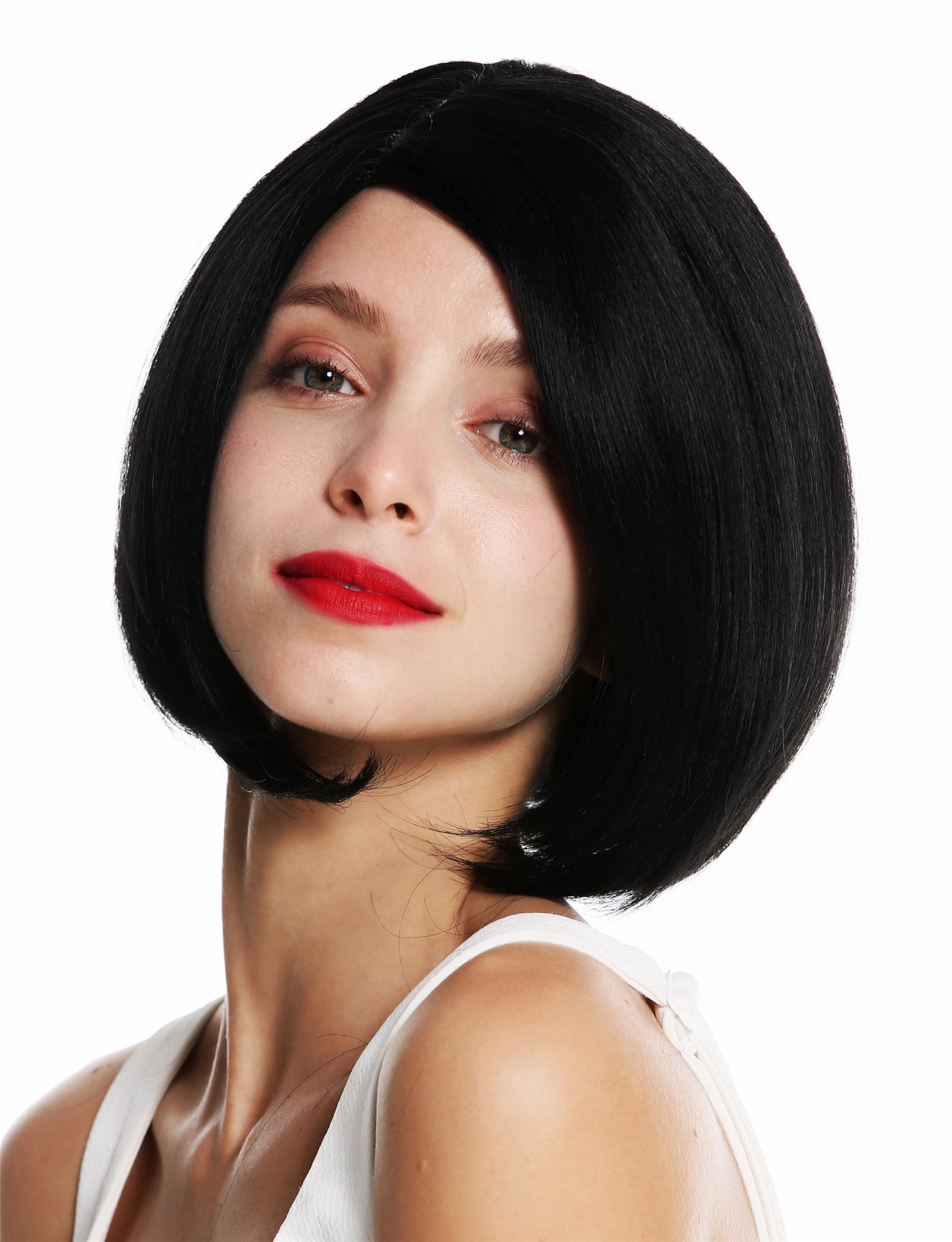 Quality Wigs, Ladies, velvet black, straight, short