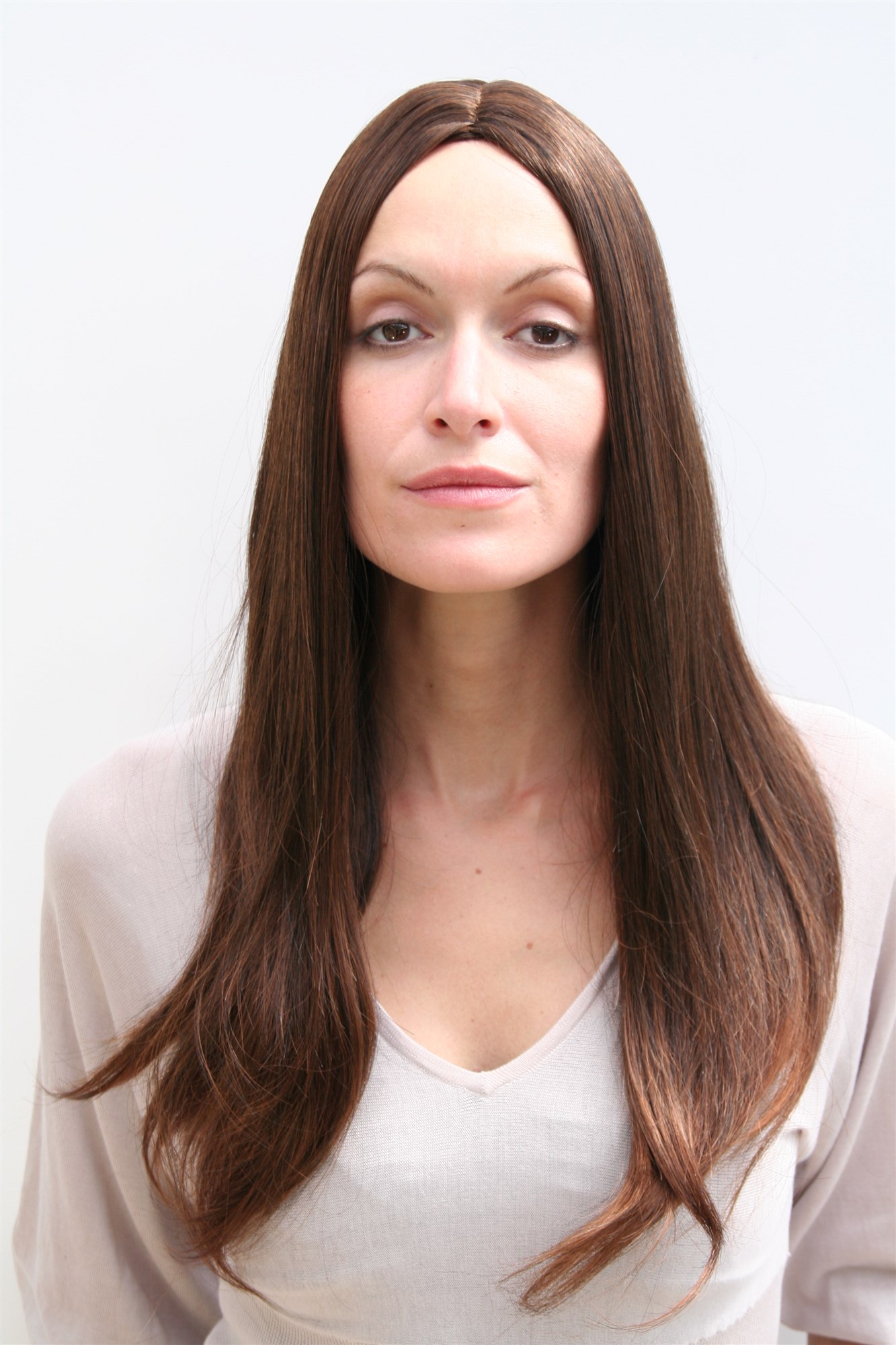 SEDUCTIVE Lady  Wig BRUNETTE brown mix MIDDLE PARTING long (SA151 Colour 2T30), view 4, WIG ME UP: Your Perücken Online Shop Quality Wigs, Ladies, black-brown and copper-brown, straight, long