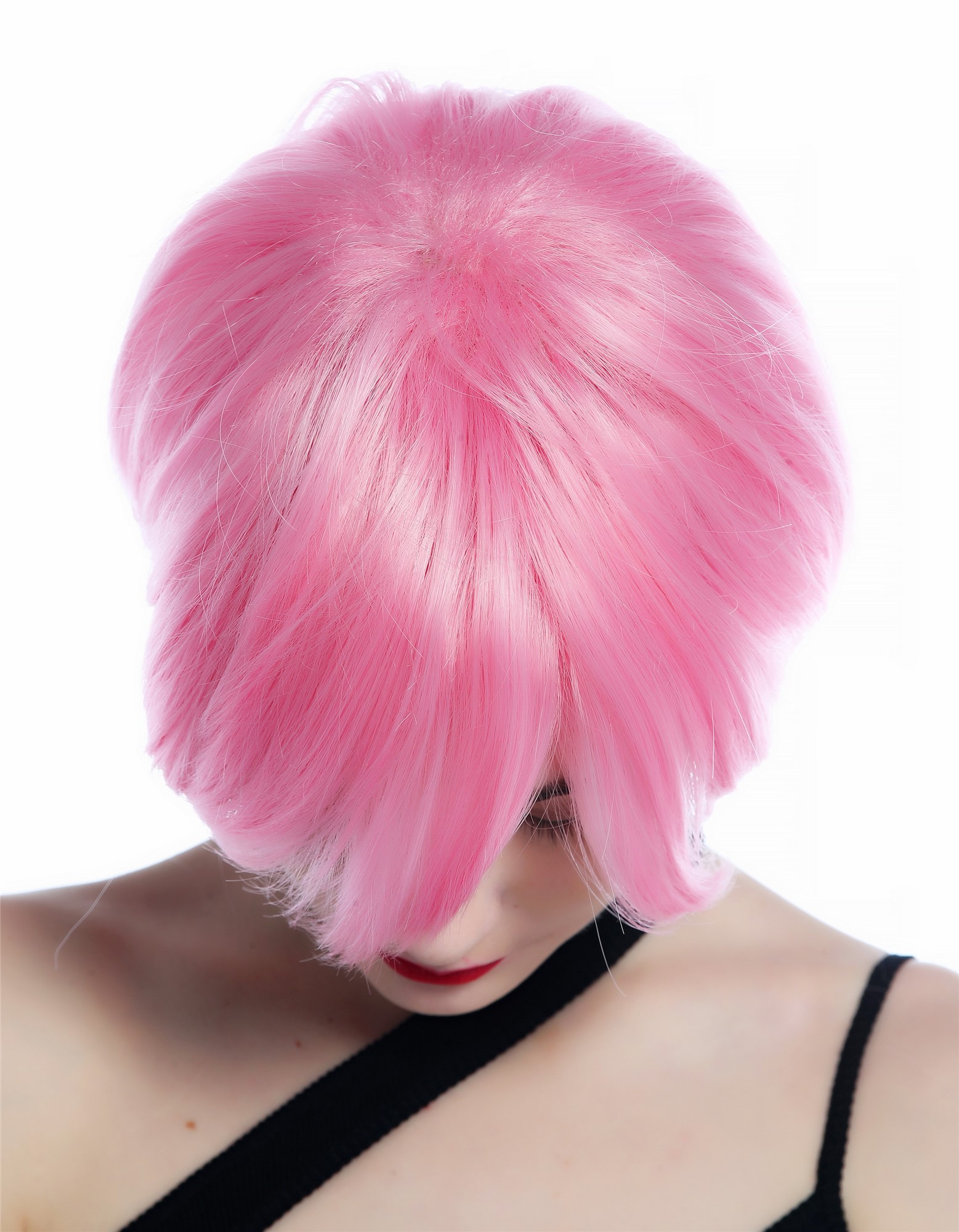 Quality Wigs, Ladies, light pink, straight, short