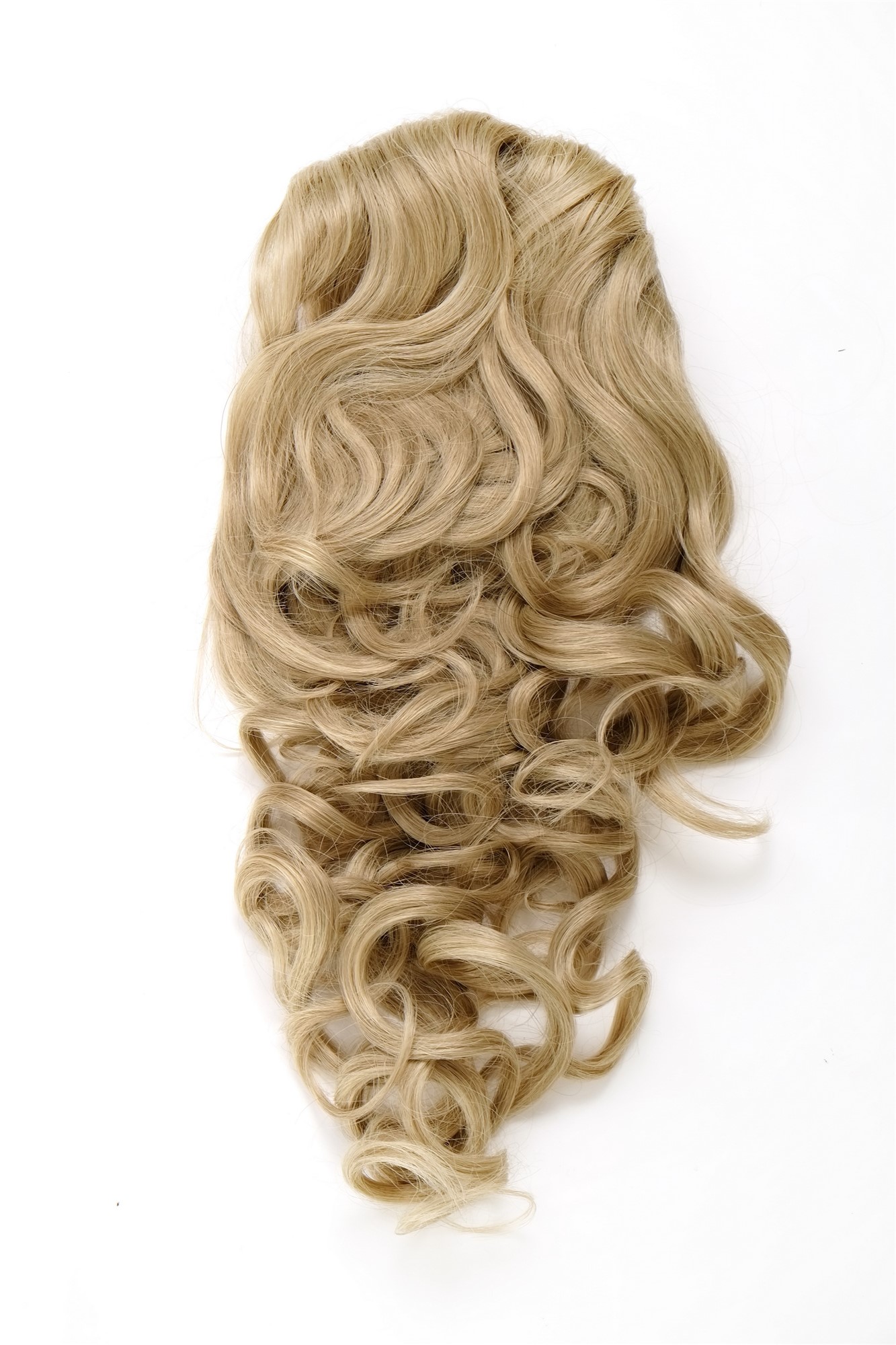 Hairpiece PONYTAIL with combs and elastic draw string curly voluminous very long mixed blond 23 ", view 3, WIG ME UP: Your Perücken Online Shop Ponytails, light blonde-blonde mix, curled, long