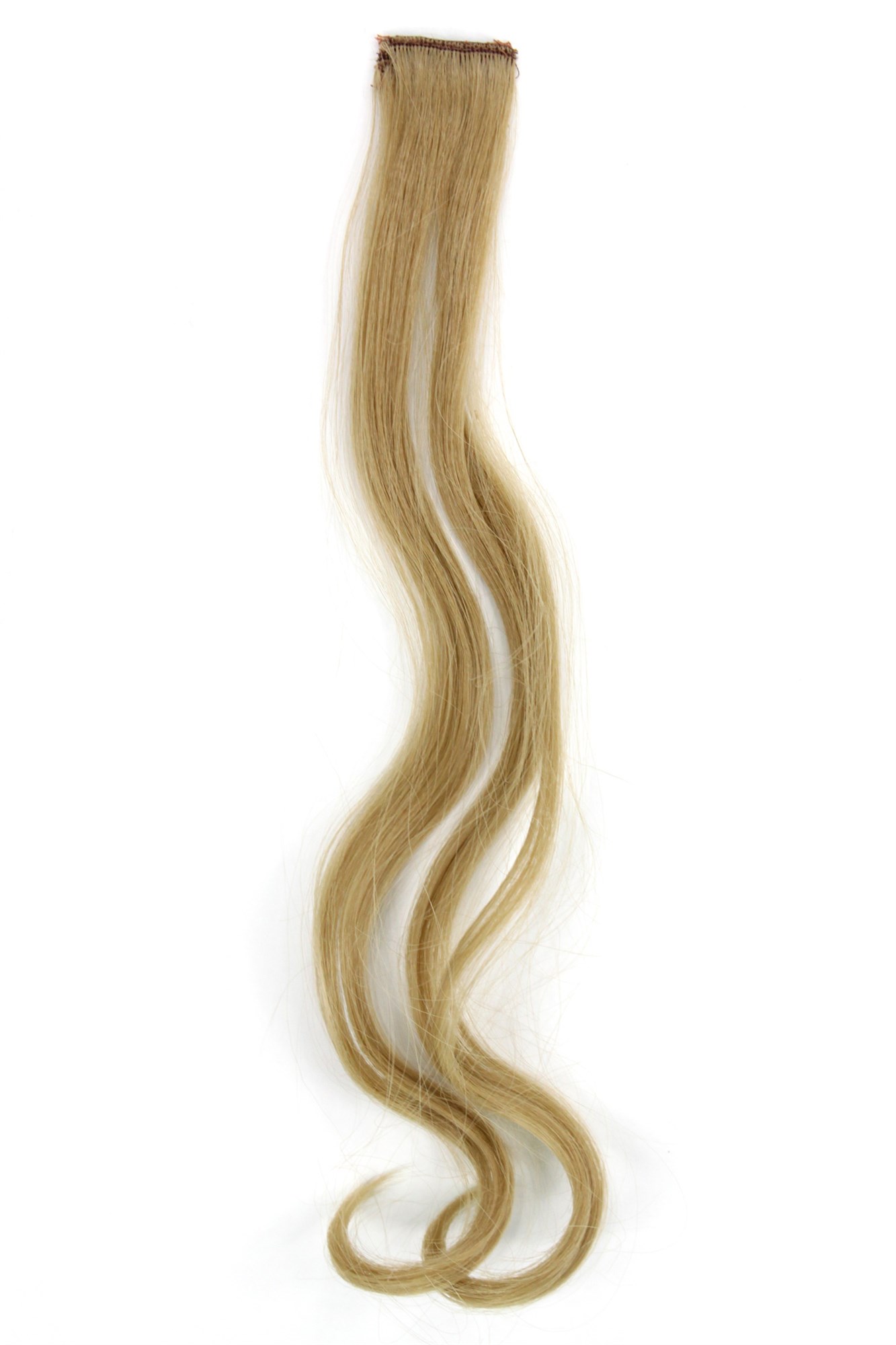 wellige Extensions Helles Aschblond 45 cm lang