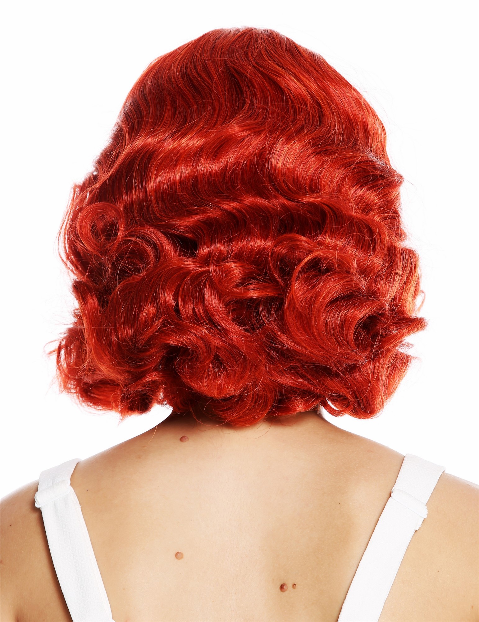 Lady wig 20's swing jazzy Charleston Chicago middle parting wavy red GFW1726, view 4, WIG ME UP: Your Perücken Online Shop Quality Wigs, Ladies, fire red, wavy, short