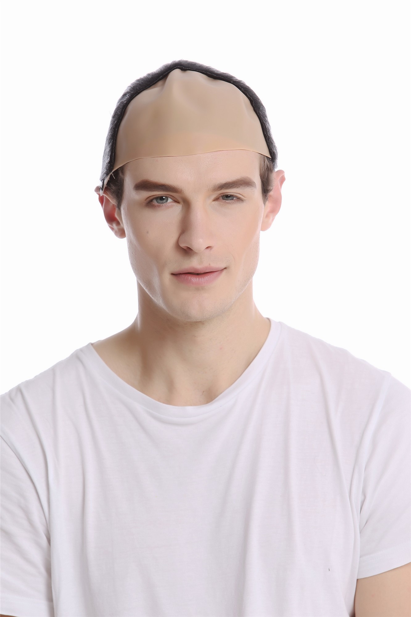 91015-ZA103 Wig China Qing Dynasty Manchu bald with braided queue, view 2, WIG ME UP: Your Perücken Online Shop Party Wig, Men, Black, Braided, long