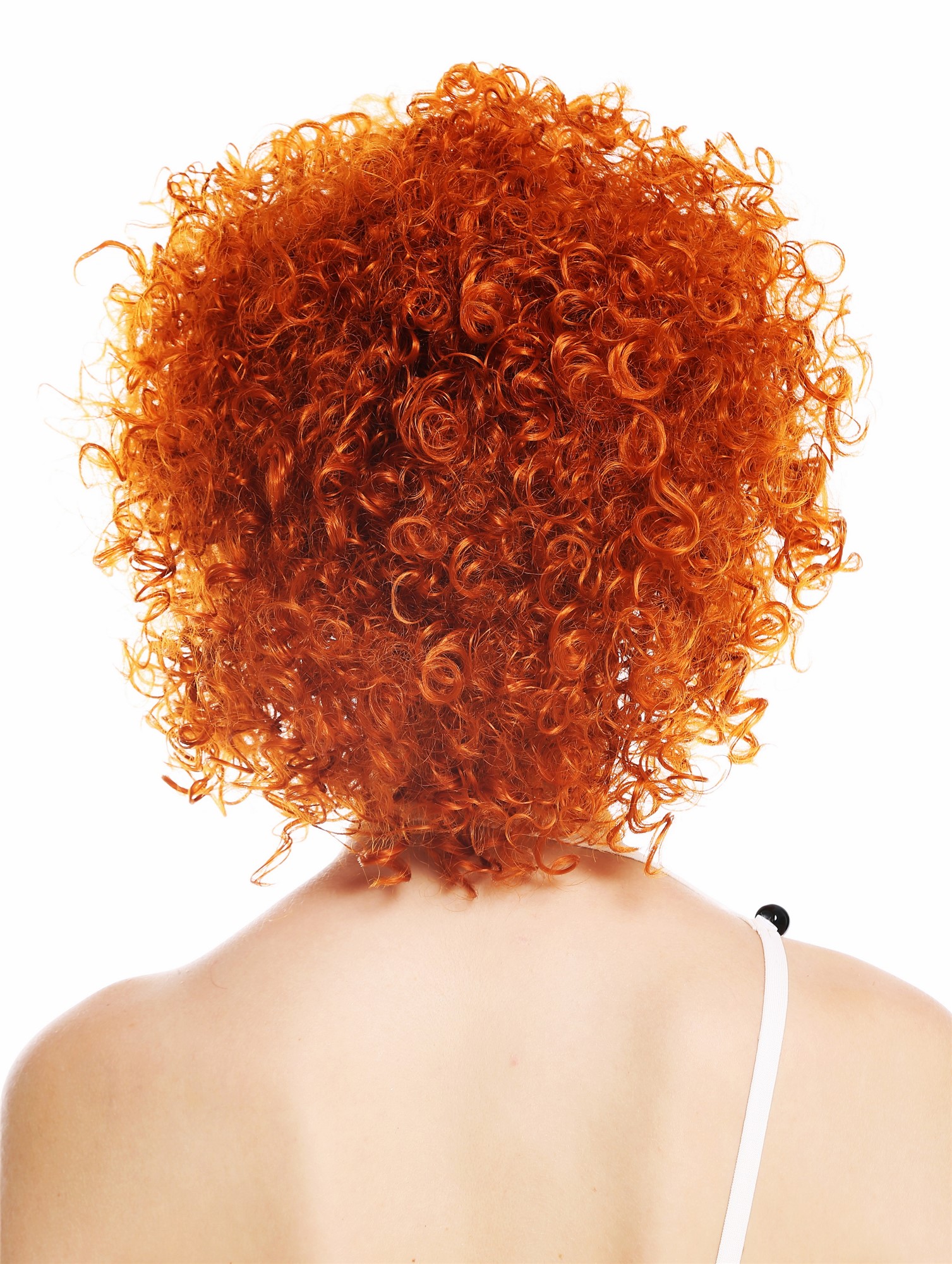 Quality Wigs, Ladies, orange-red, curled, short