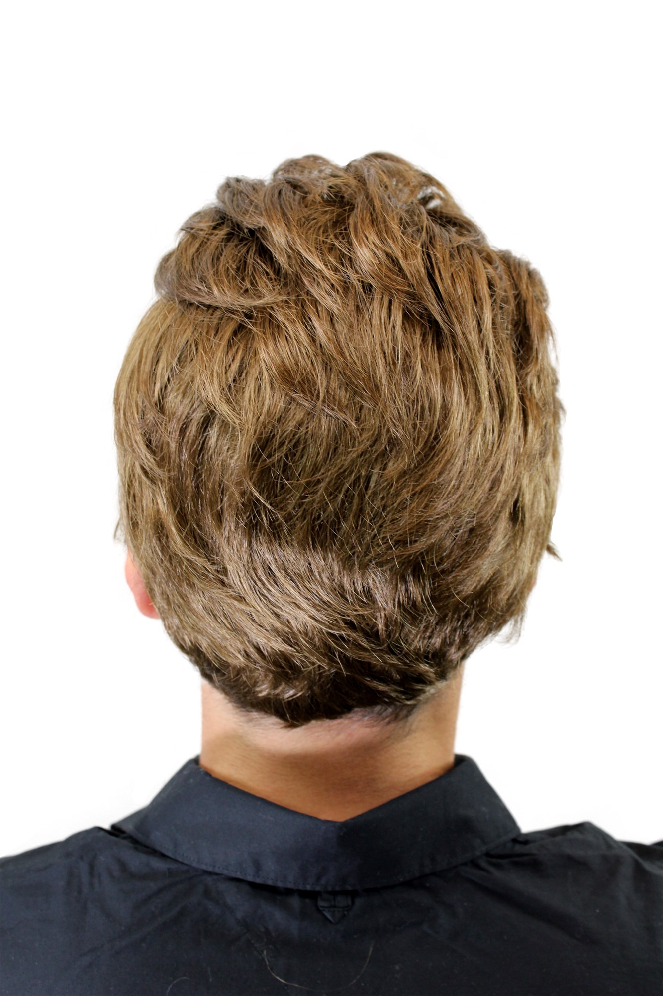 hochwertige Qualitätsperücken, Herrenperücke Cool Tolle Braun GFW1286-12, Ansicht 2, WIG ME UP: Ihr Perücken Online Shop wellige Tressen-Perücke Blond kurze Haare für Herren
