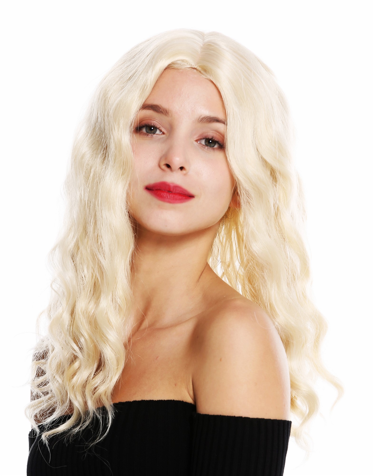 Quality Wigs, Ladies, light blonde, straight, long