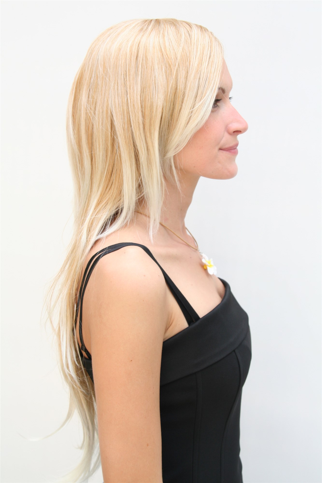 hochwertige Qualitätsperücken, Perücke sehr langes glattes gestuftes Haar Scheitel Erdbeerblond-Mix 3110-27T613, Ansicht 4, WIG ME UP: Ihr Perücken Online Shop glatte Tressen-Perücke mit Kopfhaut-Imitat Erdbeerblond-Platinblond sehr lange Haare für Damen