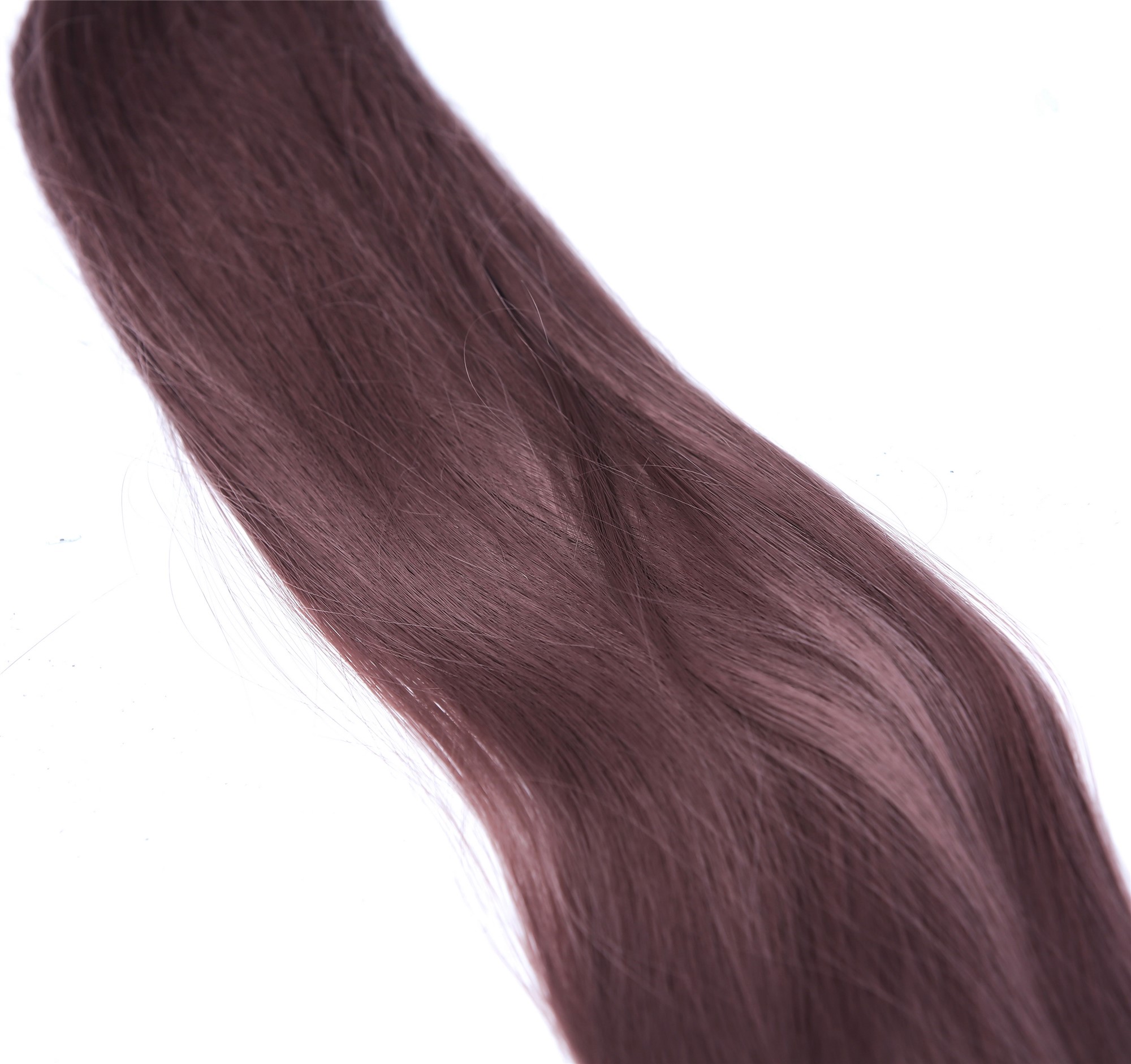 Wefts, dark pastel pink, straight, very long