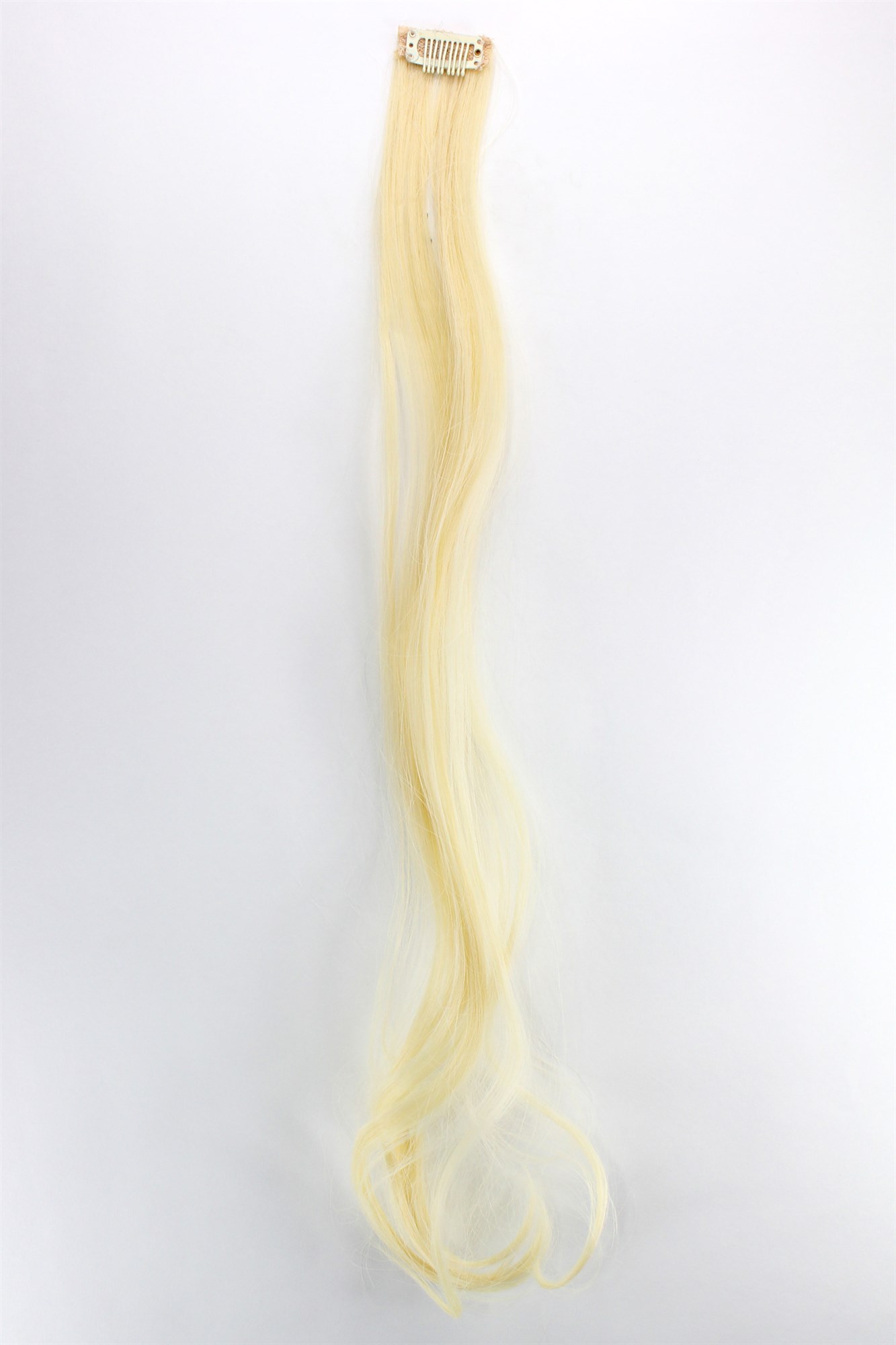 wellige Extensions Hellblond 63 cm lang