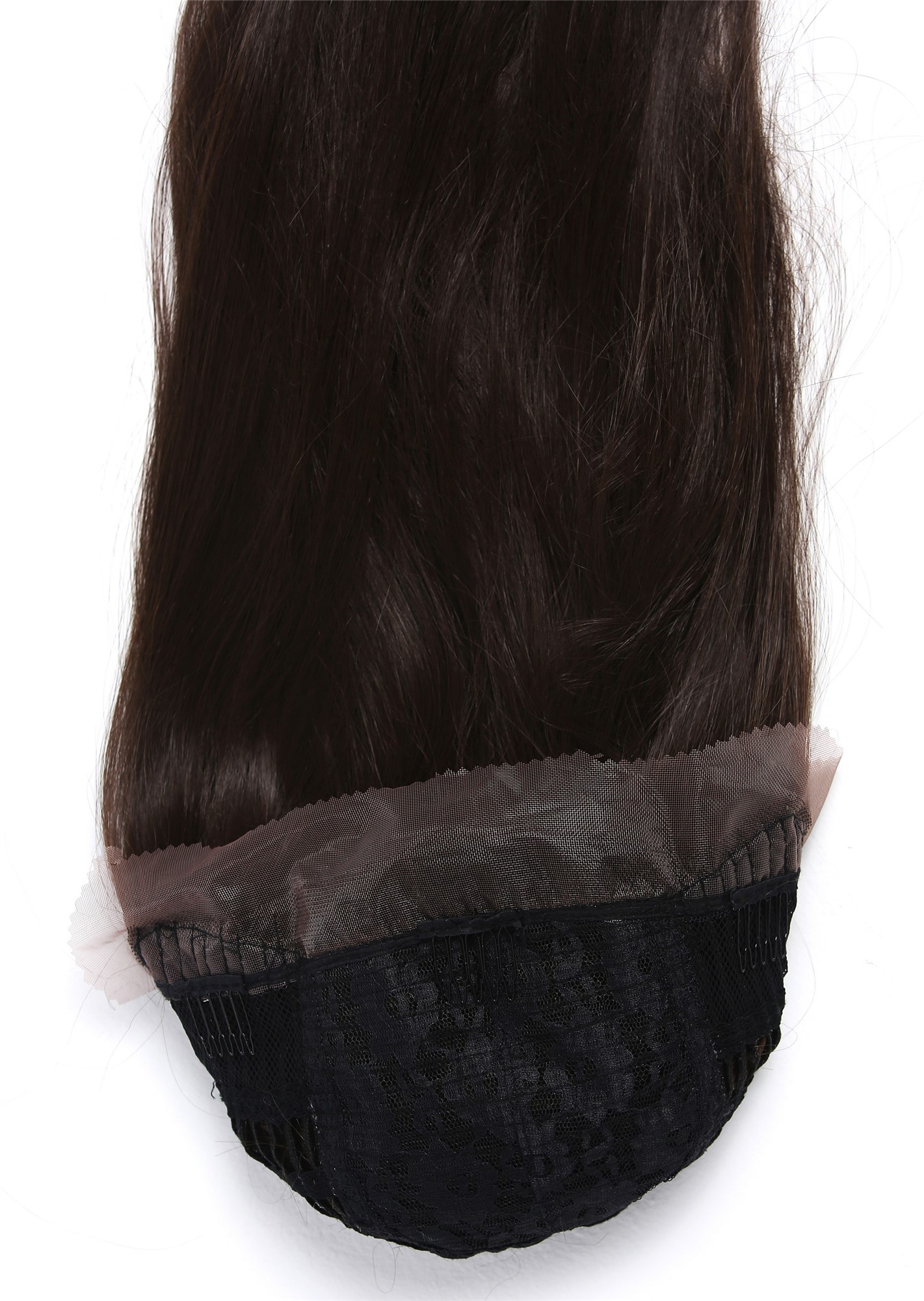 Lady wig lace front sleek long parting brown dark brown blend TYM-060-LF, view 7, WIG ME UP: Your Perücken Online Shop Quality Wigs, Ladies, brown mix, straight, long